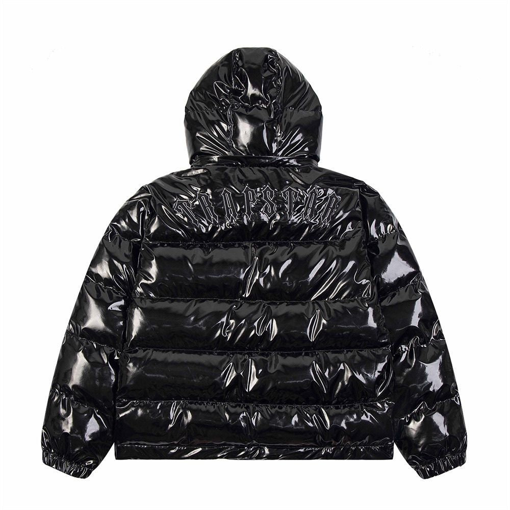 Shiny puffer jacket 🖤